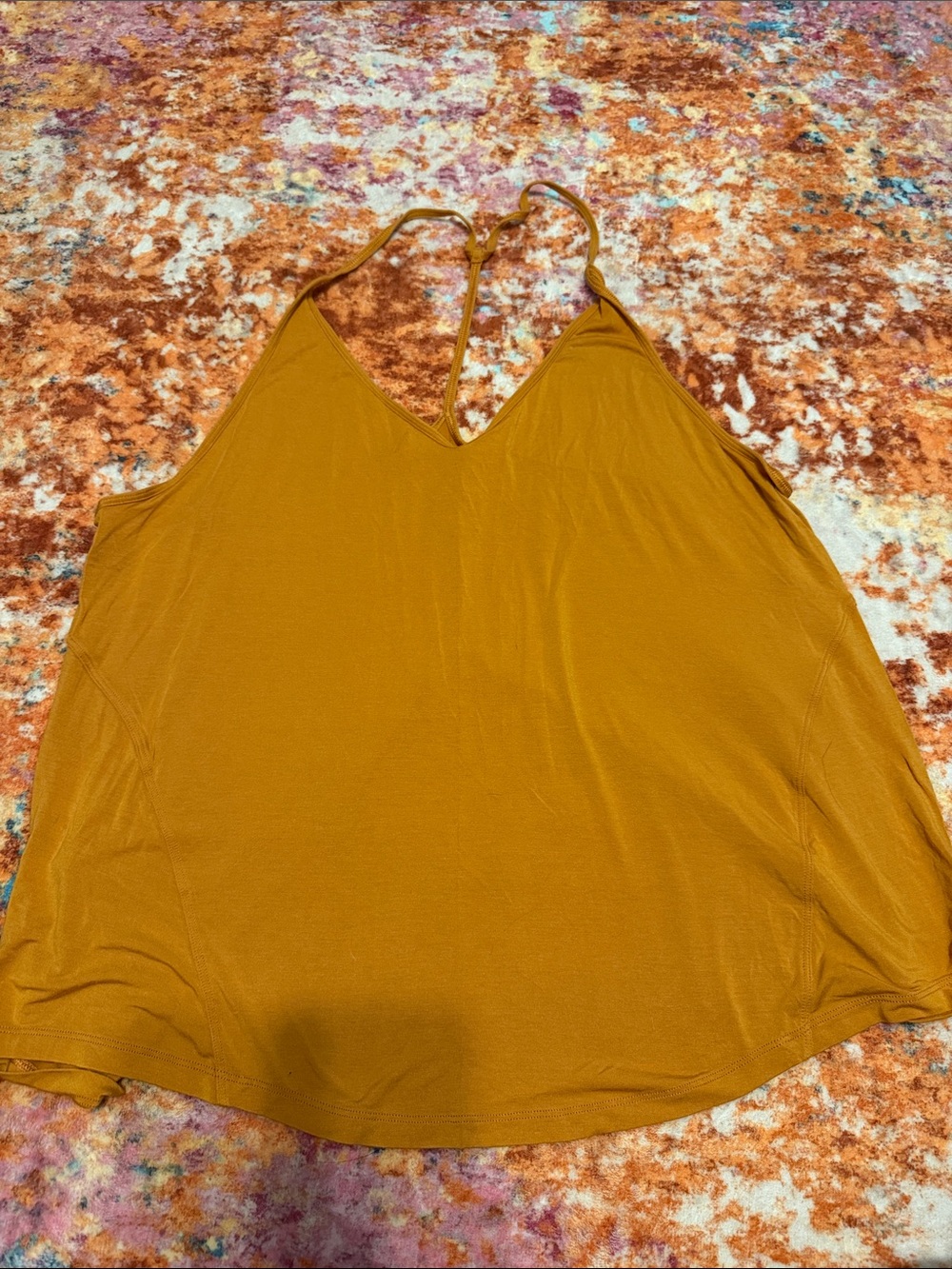 lululemon athletica Mustard Halter V-Neck Camisole